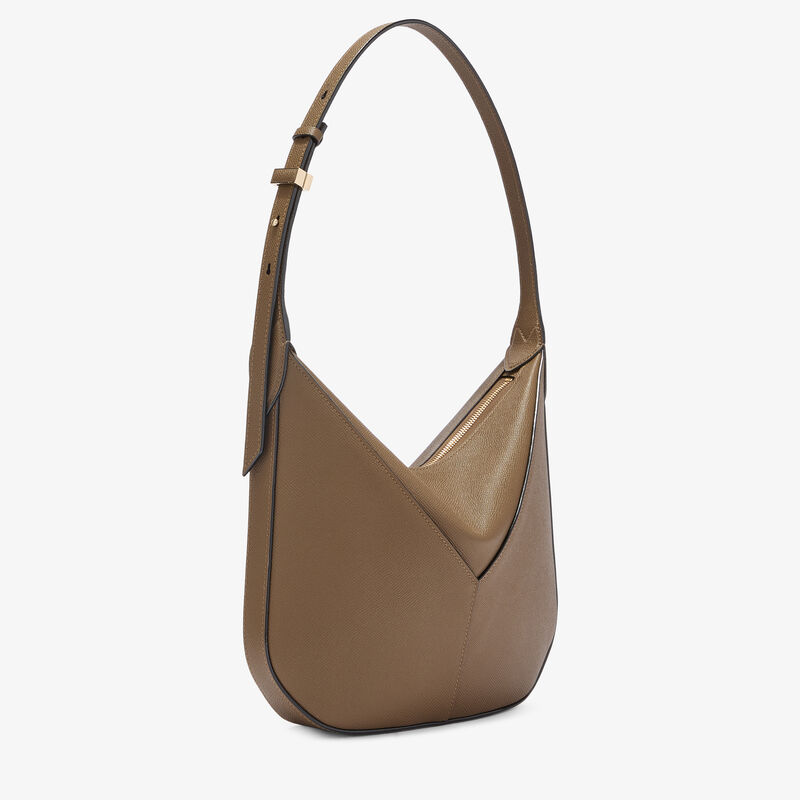 Vivi Hobo Mini Bag -  - Vitello Millepunte Soft - Valextra - 4