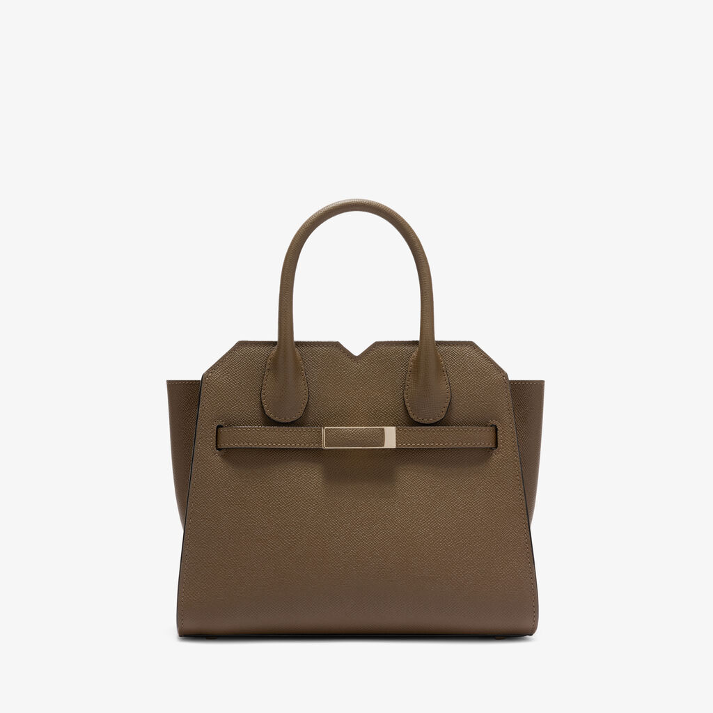 Milano Two Handles Mini Bag -  - Vitello Millepunte Soft - Valextra - 1