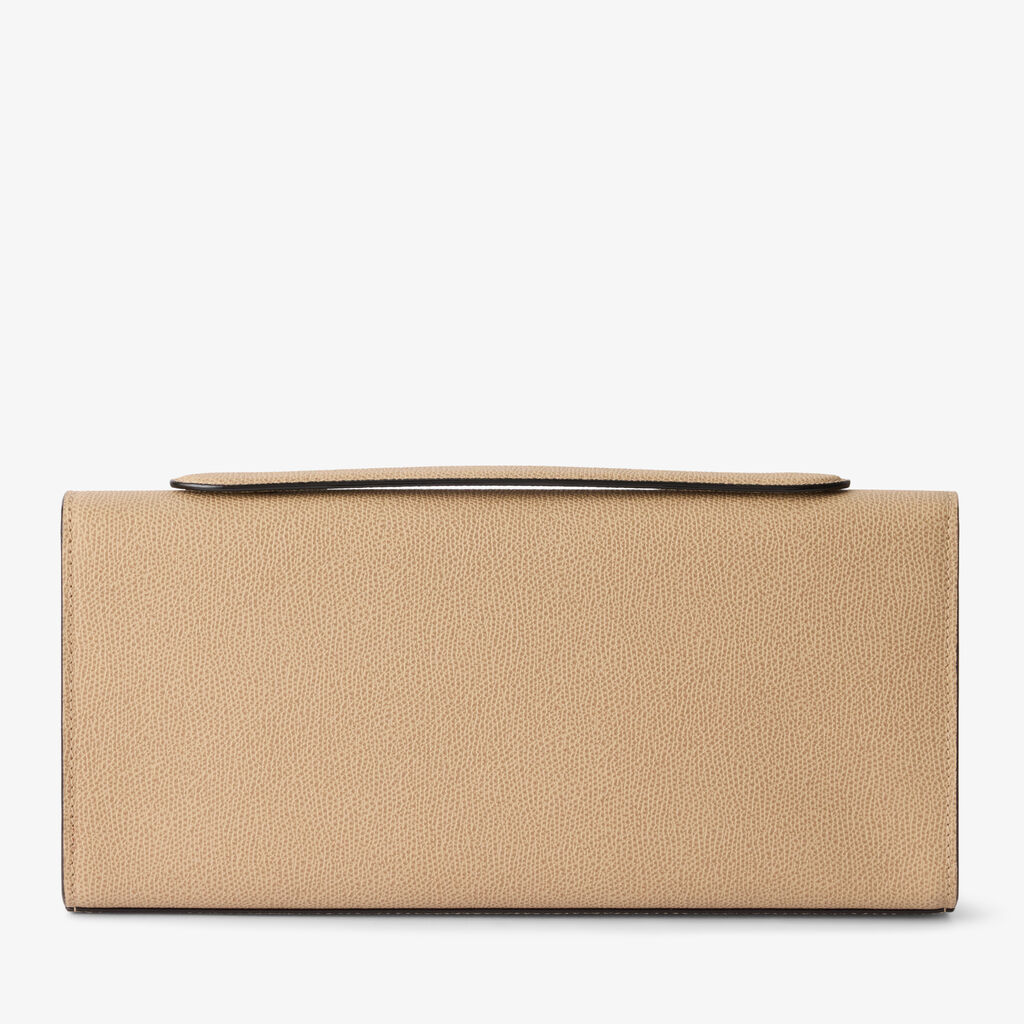 Iside Clutch - Cashmere Beige - Millepunte calf leather - Valextra - 6