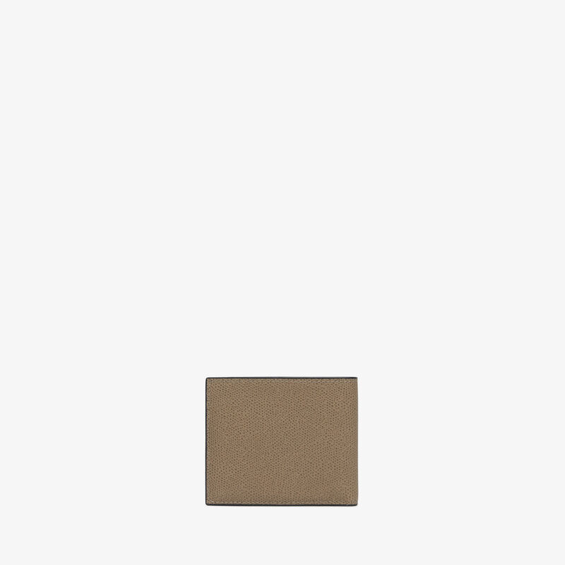 Bifold wallet 6 cc - Oyster Brown - Millepunte calf leather - Valextra - 3