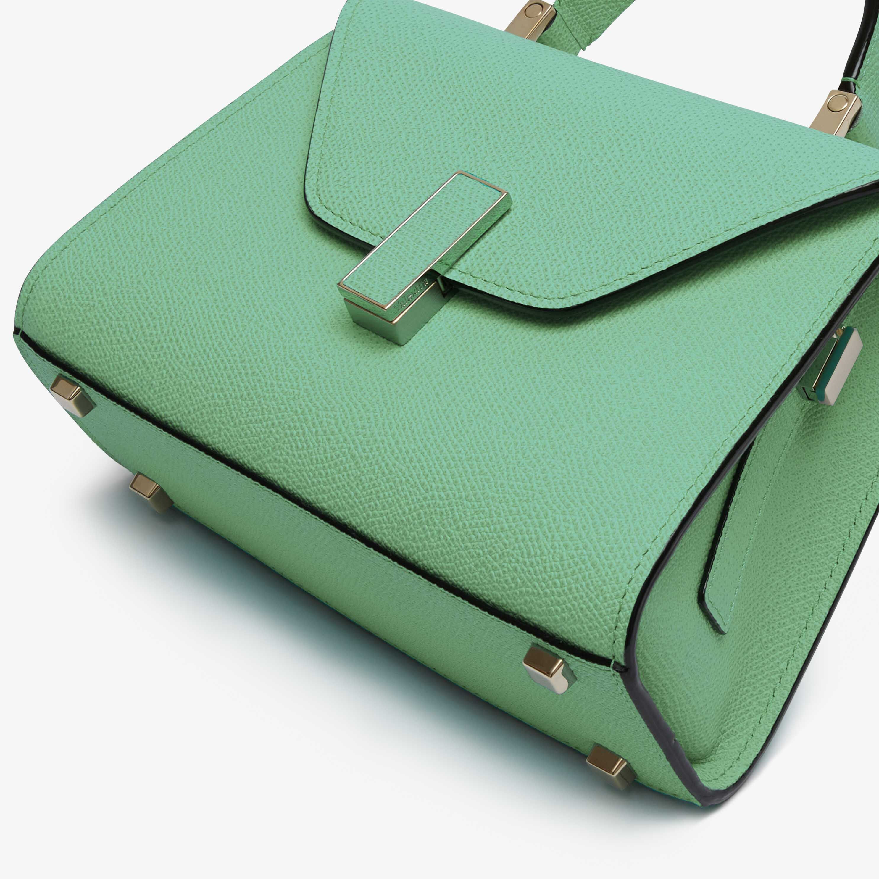 Mini Iside Grained Leather Bag