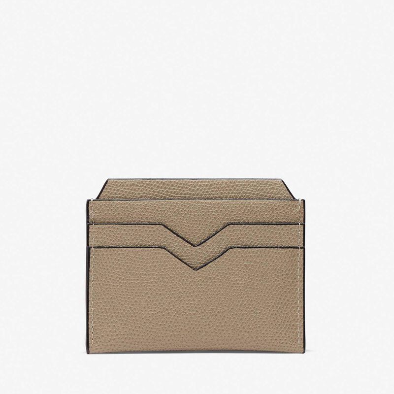 4CC Card Case - Oyster Brown - Millepunte calf leather - Valextra - 5