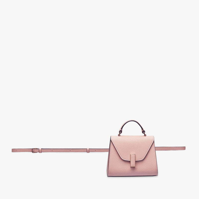 Iside Belt Bag - Peony Pink - Millepunte calf leather - Valextra - 1