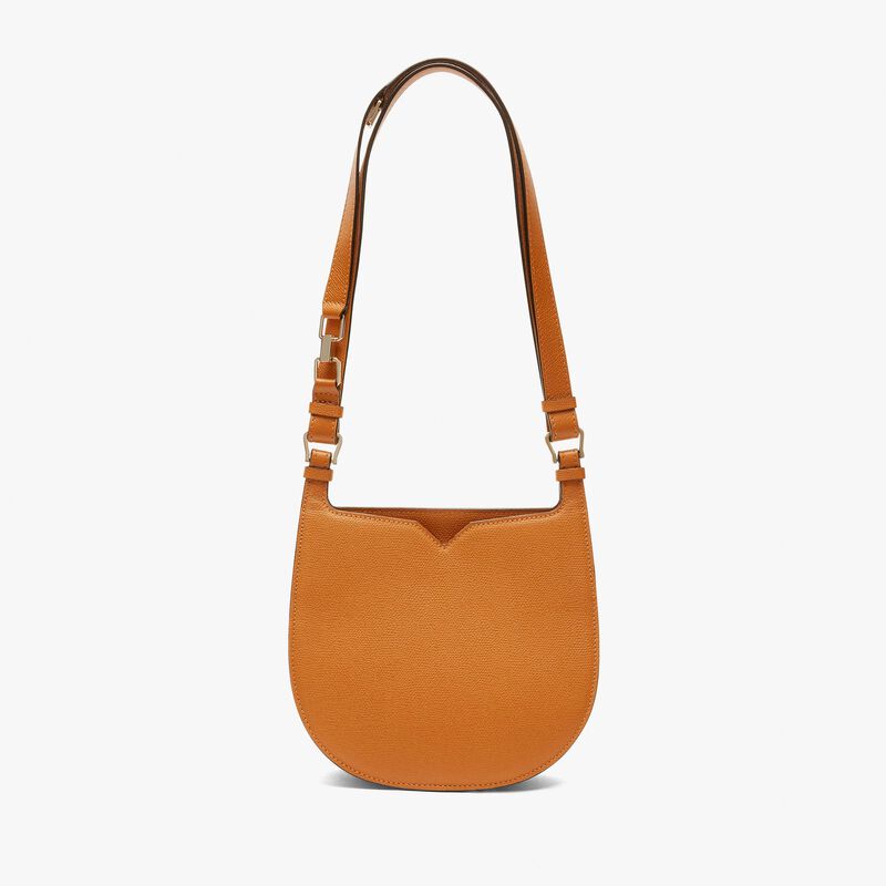Hobo Weekend Mini Bag - Havana Brown - Millepunte calf leather - Valextra - 1