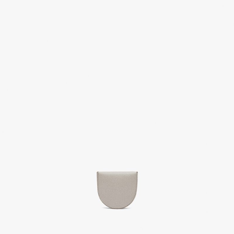 Tallone Coin Purse - Ash Grey - Millepunte calf leather - Valextra - 1