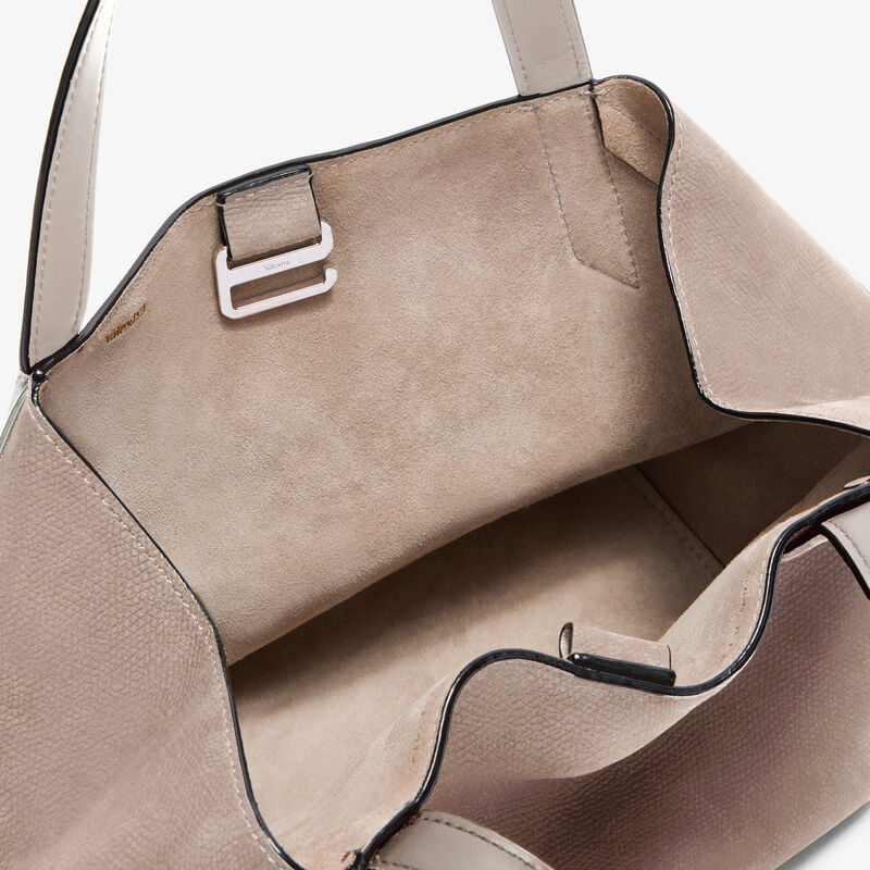 Gio Senso Two Handles Bag - Nude Pink - Millepunte Nubuk Senso Leather - Valextra - 4