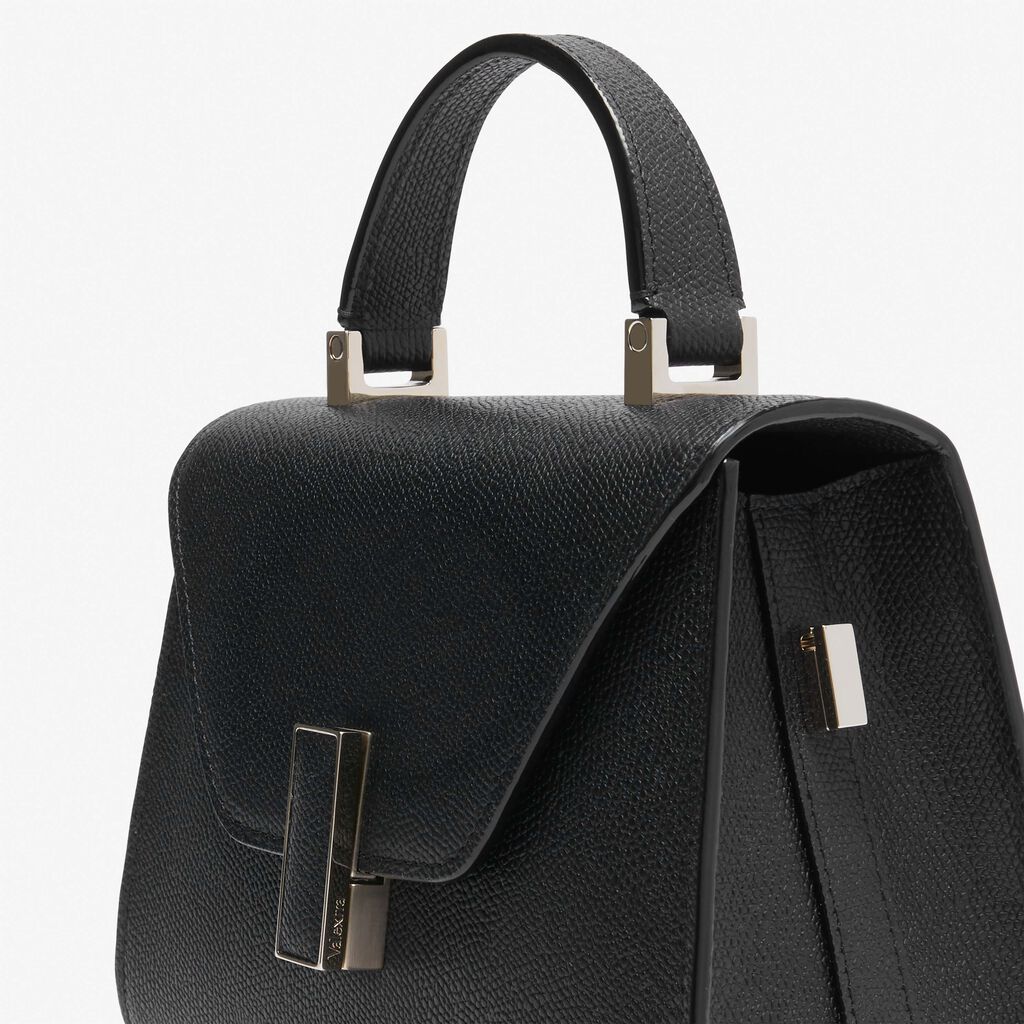 Borsa a Tracolla Iside Micro - Nero - Vitello VS - Valextra - 4