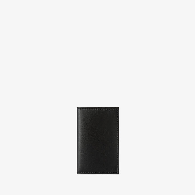 Sublime Card Case Onda - Black - Sublime smooth leather - Valextra - 1