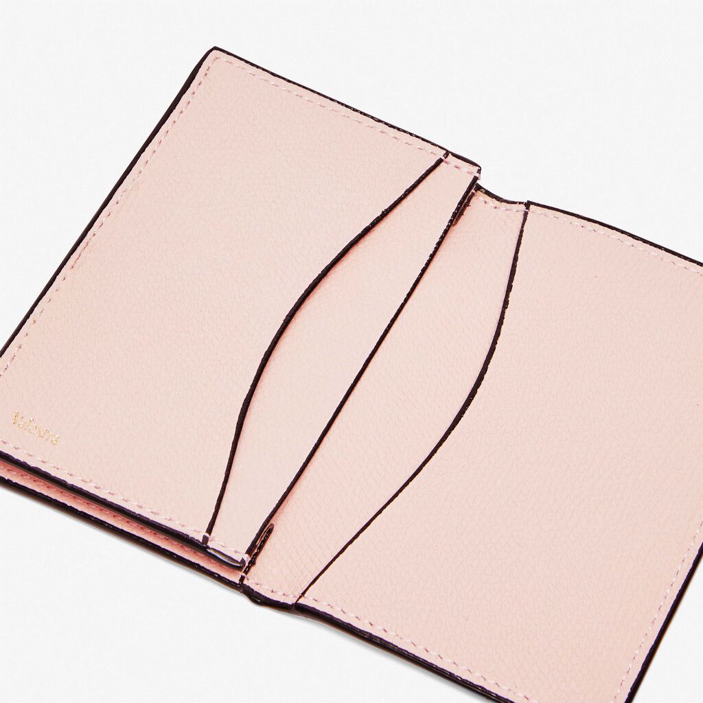 Card Case Onda - Peony Pink - Vitello VS - Valextra - 3