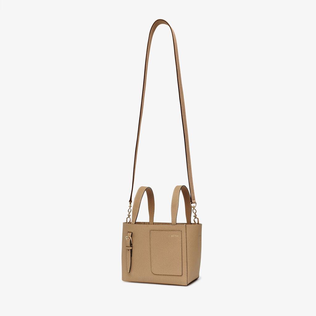 Soft Bucket Micro bag - Cashmere Beige - Vitello VS - Valextra - 6