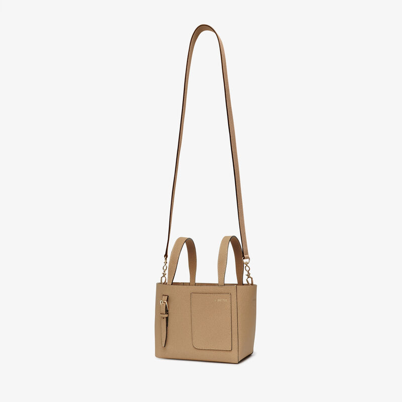 Soft Bucket Micro bag - Cashmere Beige - Millepunte calf leather - Valextra - 6
