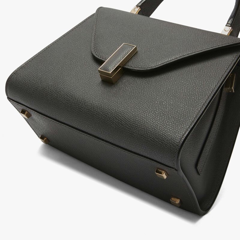 Iside Top handle mini bag - Smokey Grey - Millepunte calf leather - Valextra - 4