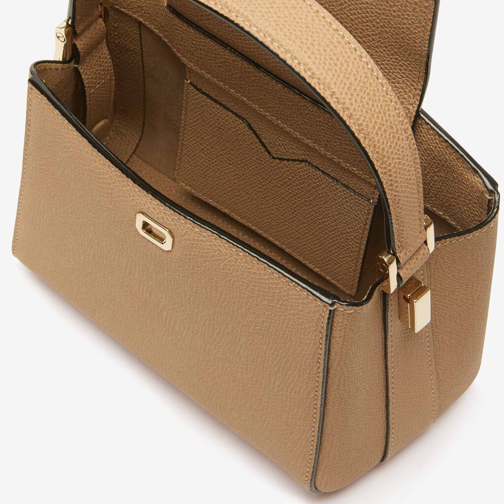 Brera Crossbody Micro Bag - Cachemire Beige - Vitello VS - Valextra - 2