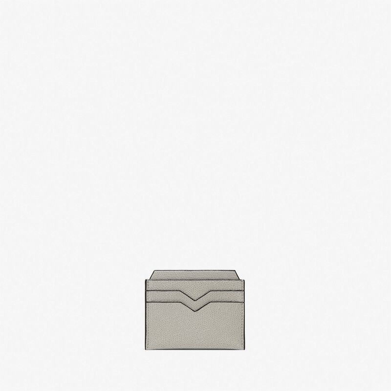4CC Card Case - Ash Grey - Millepunte calf leather - Valextra - 1
