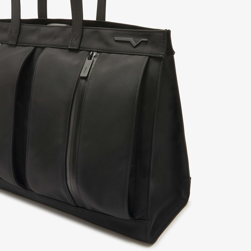 Assoluto Shopping Bag - Black - Econyl - Rigenerated nylon fiber - Valextra - 4
