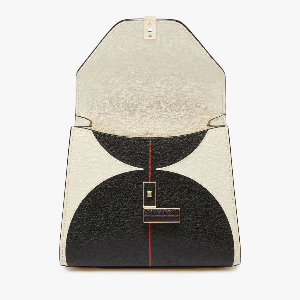 Iside Intarsia Balance Mini Bag - - Vitello VS-Intarsio Doppio Semicerchio - Valextra - 7