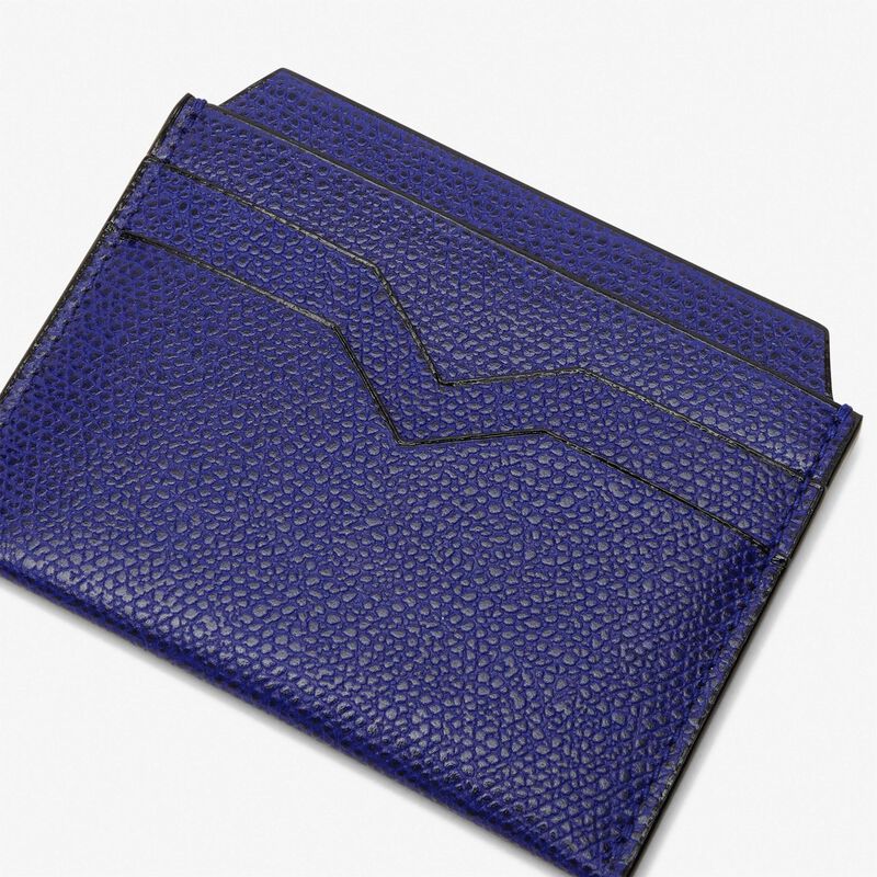 4CC Card Case - Royal Blue - Millepunte calf leather - Valextra - 2