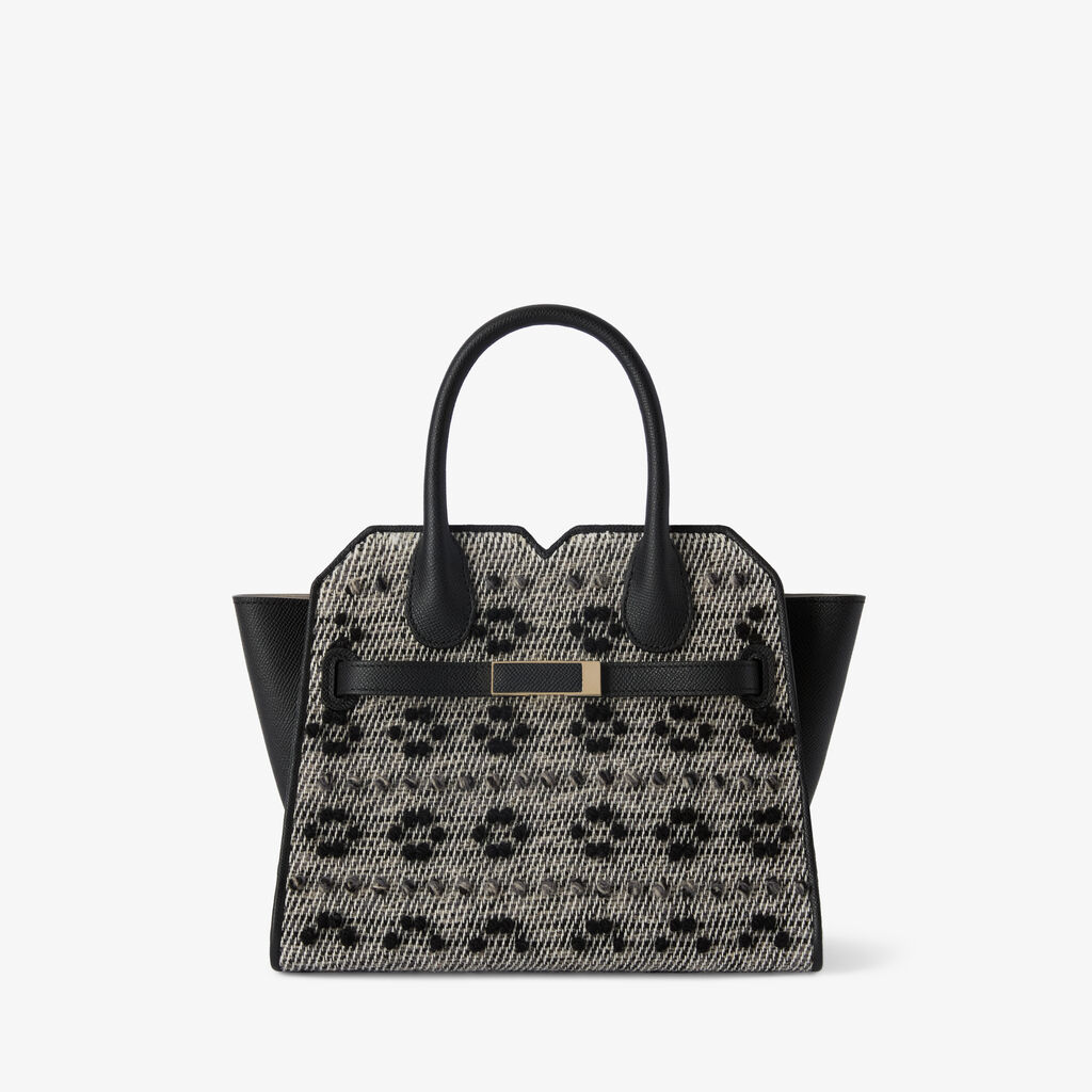 Milano Flowers Pibiones Two Handles Mini Bag -  - Tessuto Pibiones/Vitello Millepunte Soft - Valextra - 1