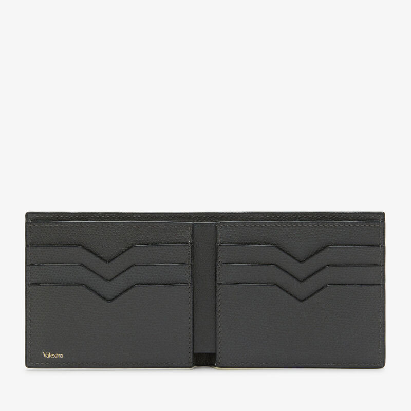 Bifold wallet 6 cc - Smokey Grey - Millepunte calf leather - Valextra - 4