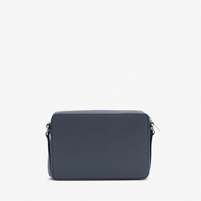 V-Line Reporter Bag - Avio Blue - Millepunte calf leather - Valextra - 3