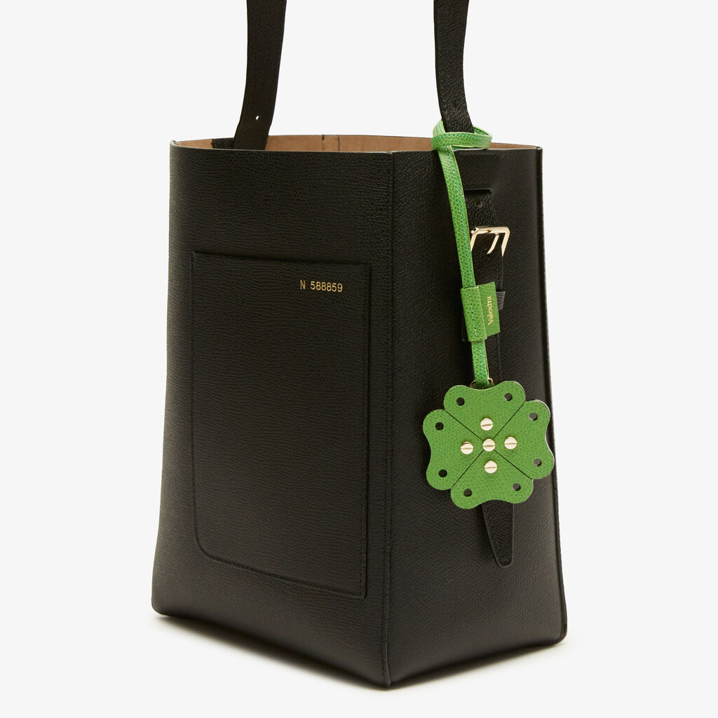 Engineering Beauty Four-leaf Clover Charm - Grass Green - Vitello VS - Valextra - 2