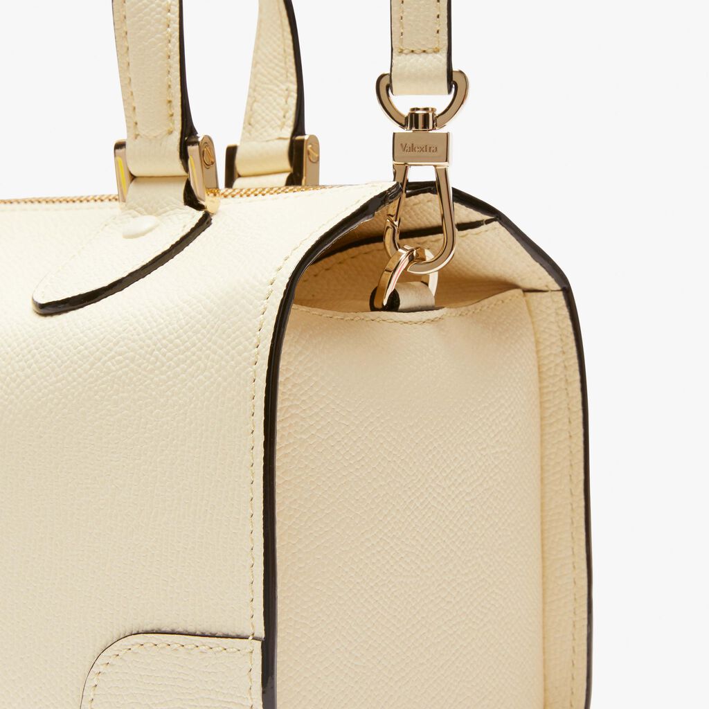 Borsa Bauletto Babila Mini - Bianco Pergamena - Vitello VS - Valextra - 5