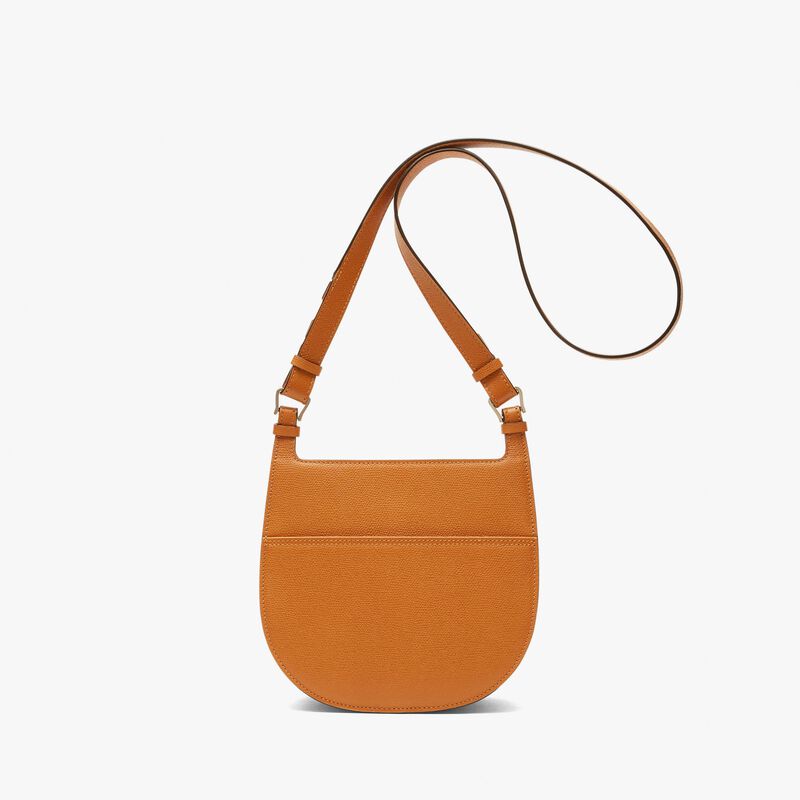 Hobo Weekend Mini Bag - Havana Brown - Millepunte calf leather - Valextra - 6