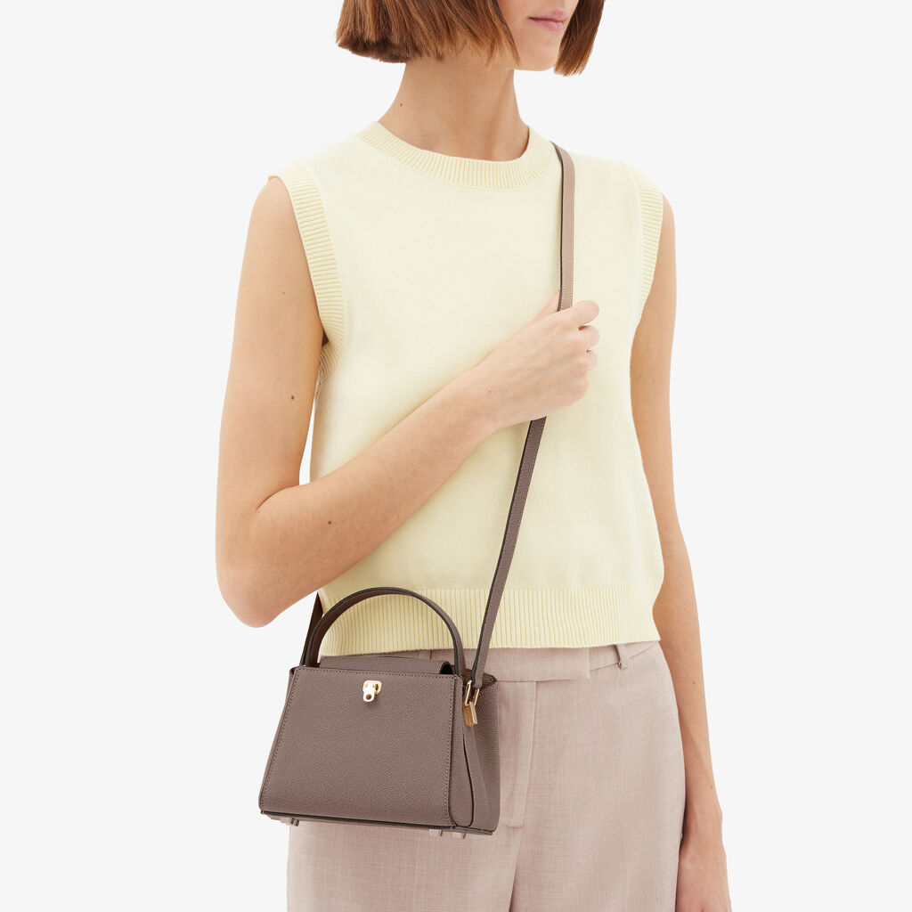 Brera crossbody micro bag - - Millepunte calf leather - Valextra - 2