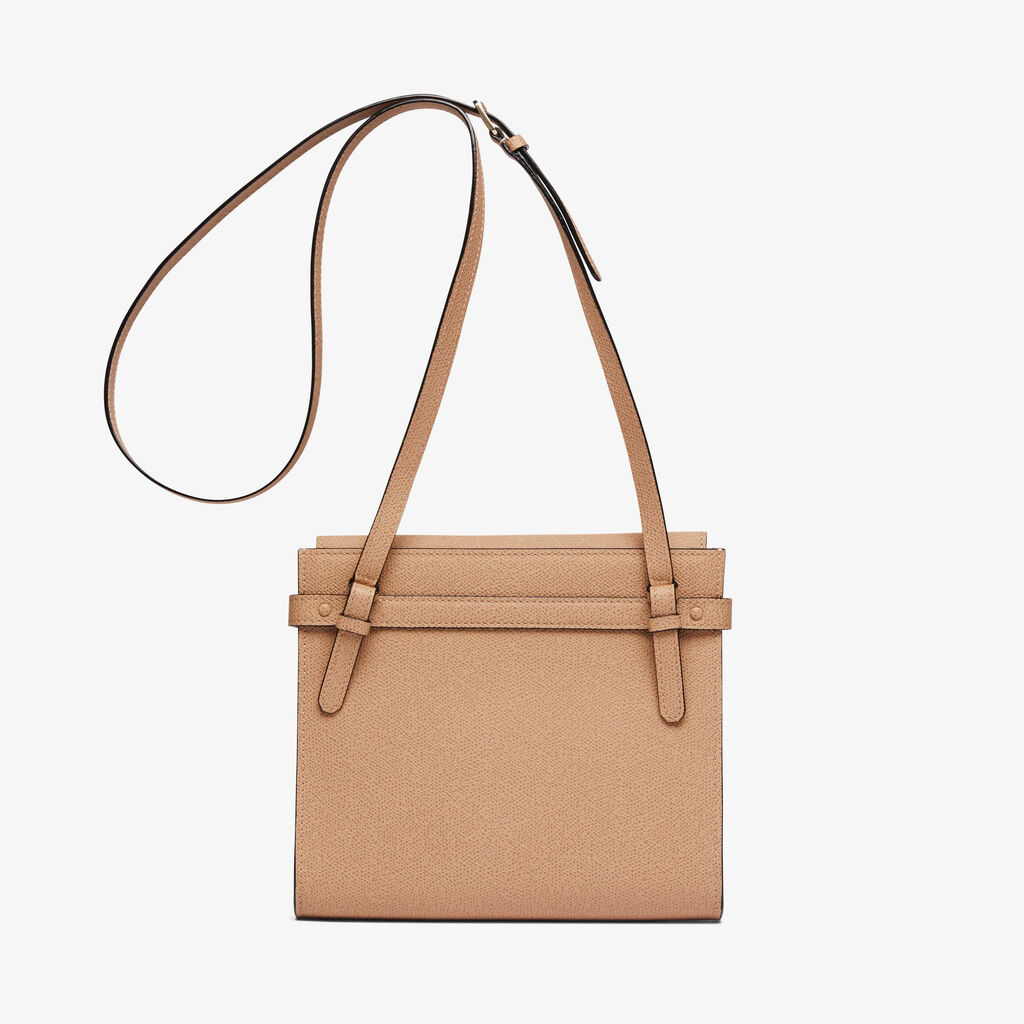 Brera B-Tracollina Crossbody bag - Cachemire Beige - Vitello VS - Valextra - 6