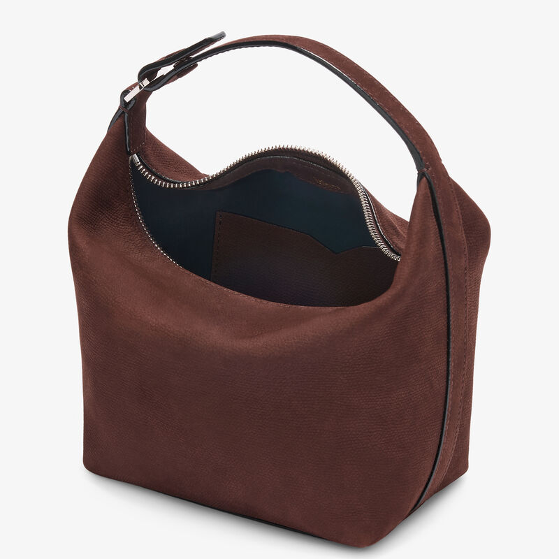 Mochi Senso Top Handle Mini Bag -  - Vitello Millepunte Nabuk - Valextra - 3