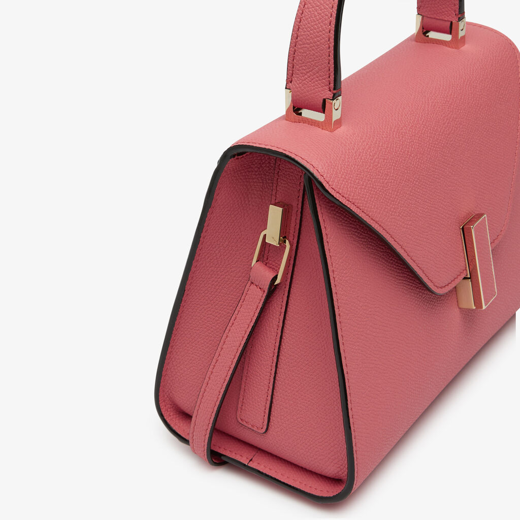 Borsa a Mano Iside Mini - Rosa Antico - Vitello VS - Valextra - 5