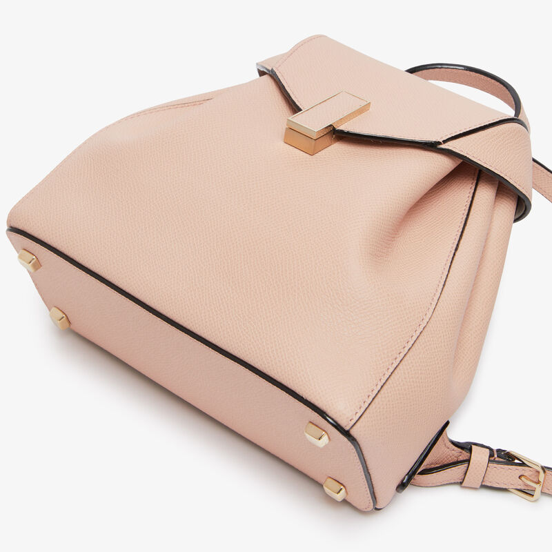 Iside Mini Backpack - Bonne Mine Pink - Millepunte Soft calf leather - Valextra - 4