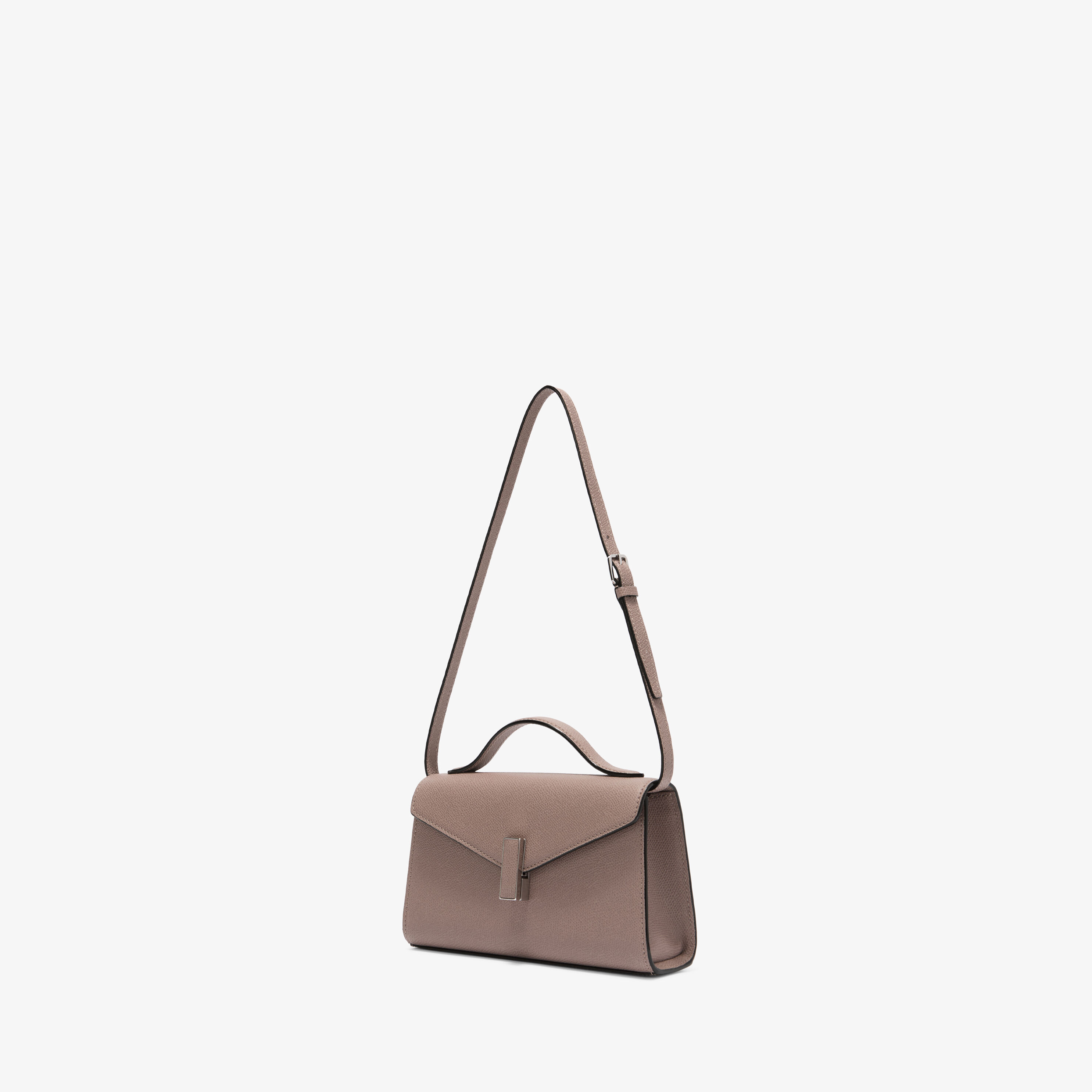 rara Women's Beige Luxury Leather Iside Tìn Top Handle Bag | Valextra