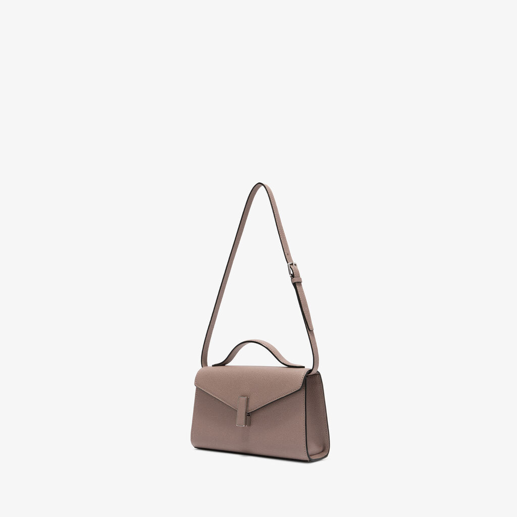Iside T&igrave;n Top Handle Bag - Sahara Brown - Millepunte calf leather - Valextra - 6