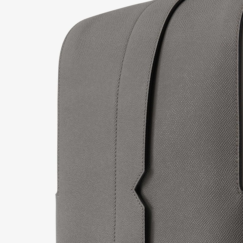 V-Line Backpack - Cement Grey - Millepunte Soft calf leather - Valextra - 3