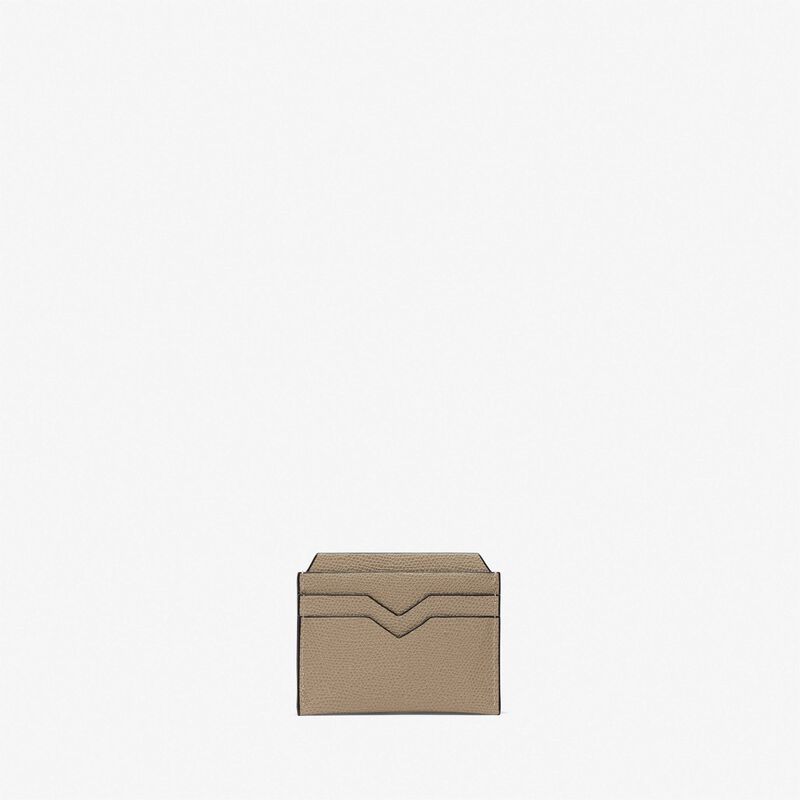 4CC Card Case - Oyster Brown - Millepunte calf leather - Valextra - 1