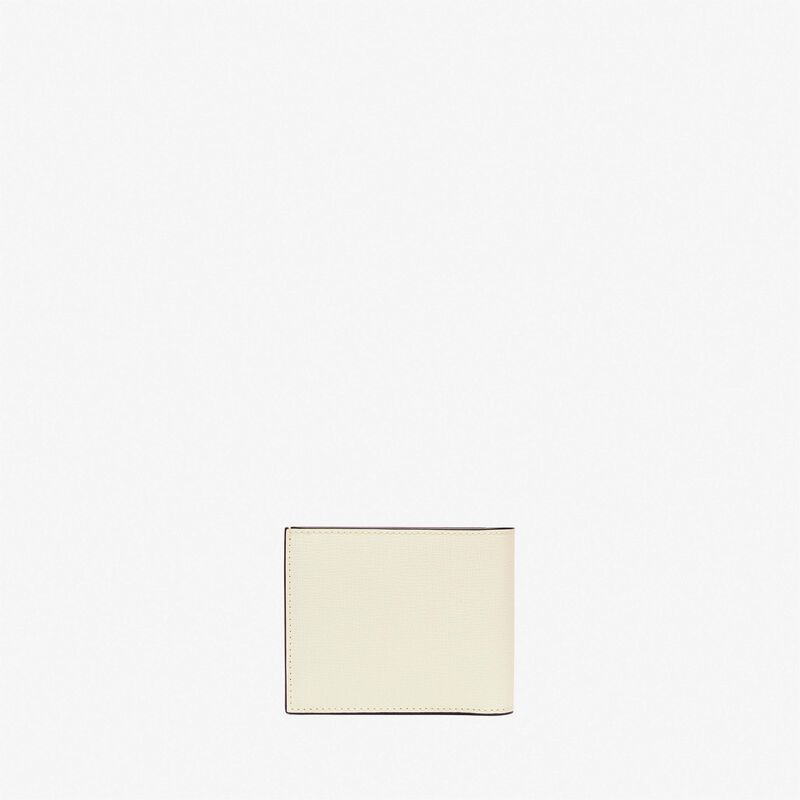 Wallet 4Cc With Coin Holder - Pergamena White - Pavè calf leather - Valextra - 3