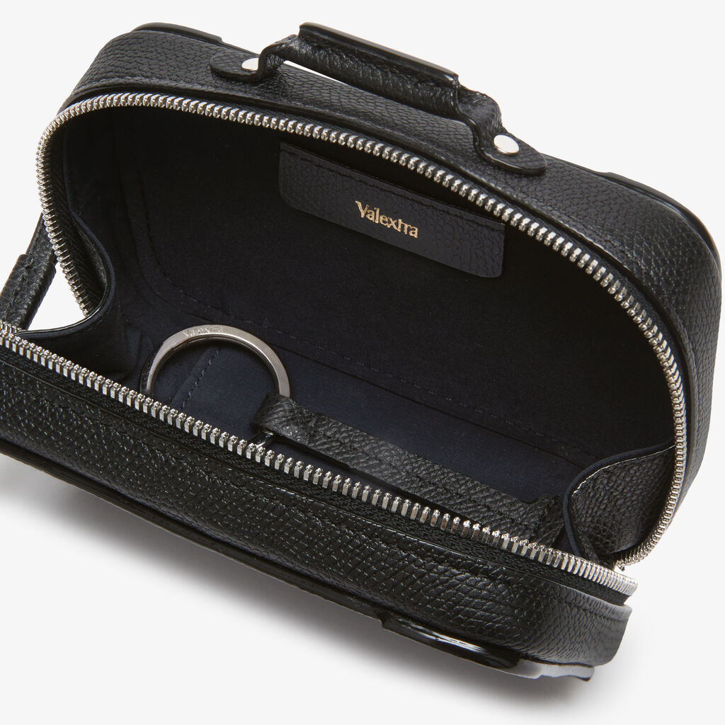 Costa Keychain - Black - Vitello VS - Valextra - 2