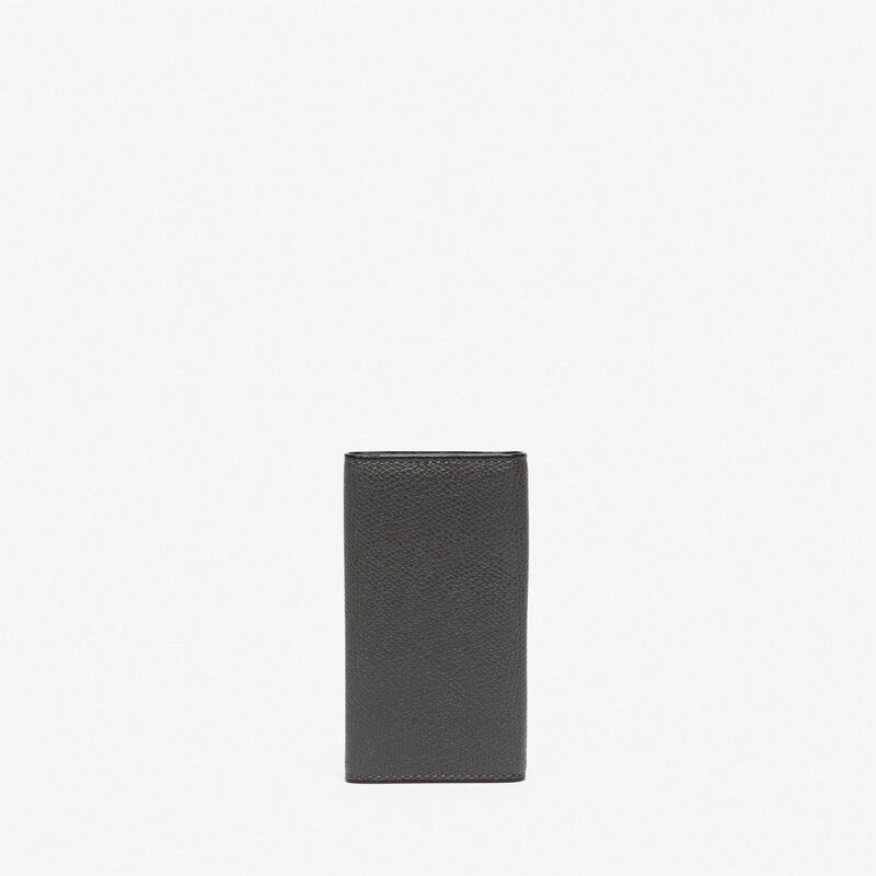 Key Holder 6 Hooks - Smokey Grey - Millepunte calf leather - Valextra - 3