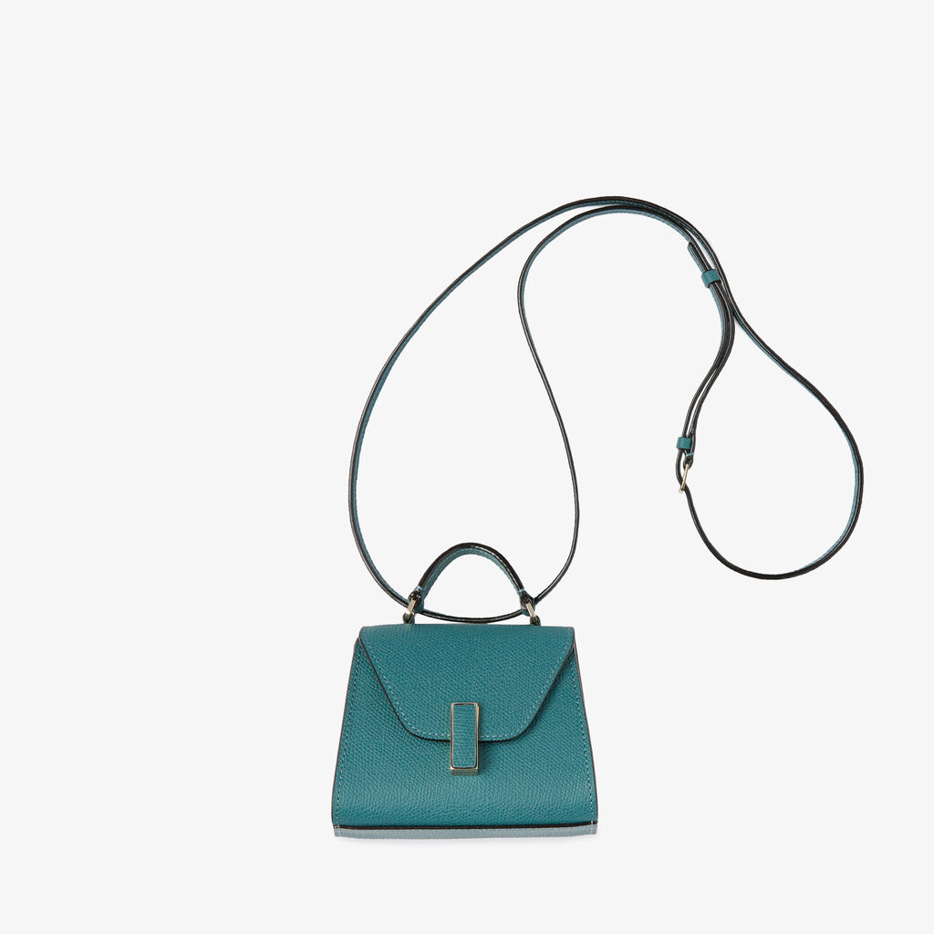 Iside Belt Bag - Bottle Green - Millepunte calf leather - Valextra - 4