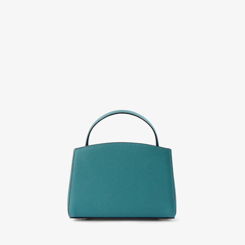 Brera Crossbody Micro Bag - Bottle Green - Millepunte calf leather - Valextra - 6