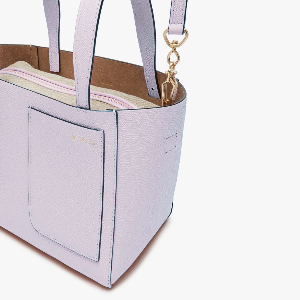 Soft Bucket Micro bag - Wisteria Pink - Vitello VS - Valextra - 2