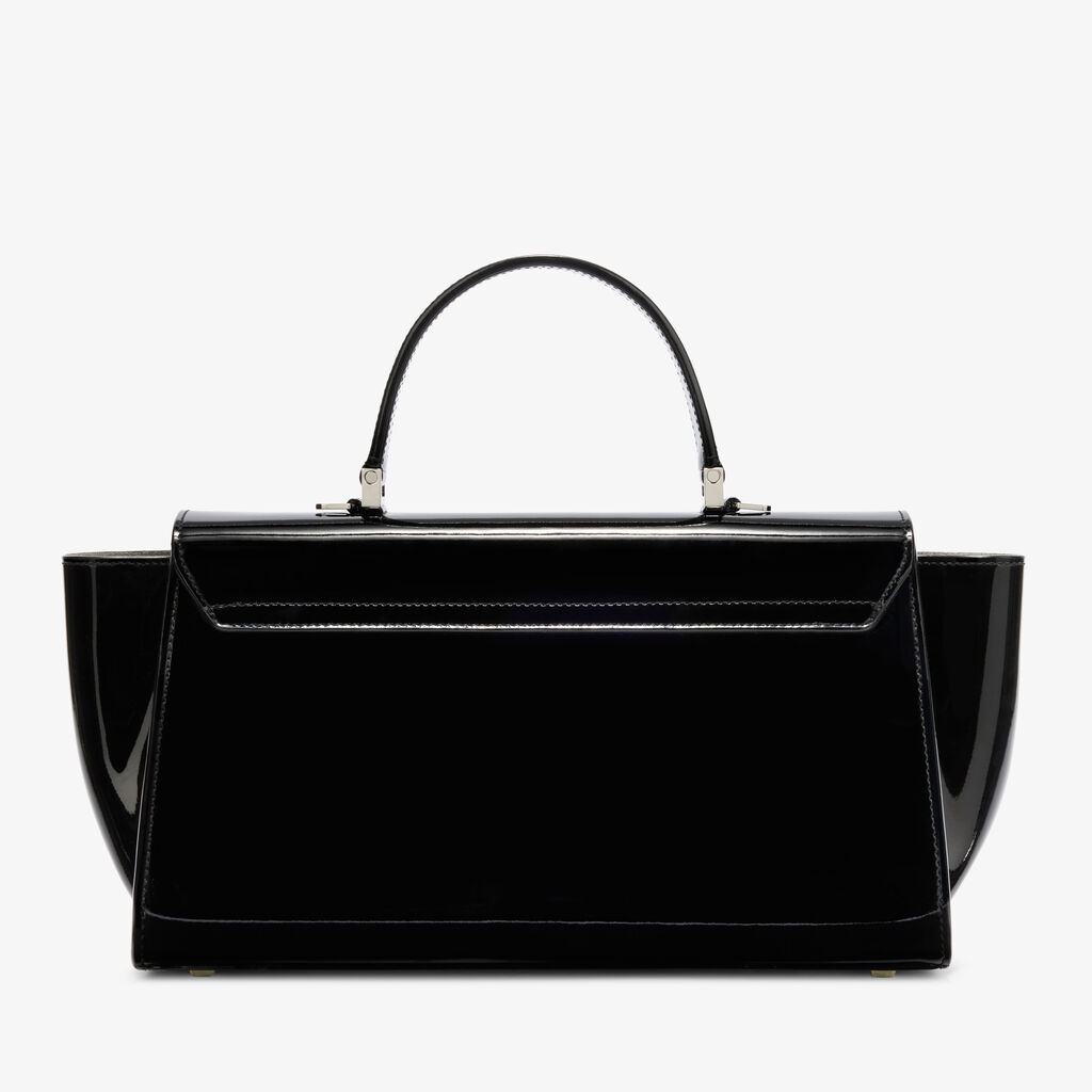 Iside Editor Gloss Top Handle Medium Bag -  - Vitello Chic lucido - Valextra - 7