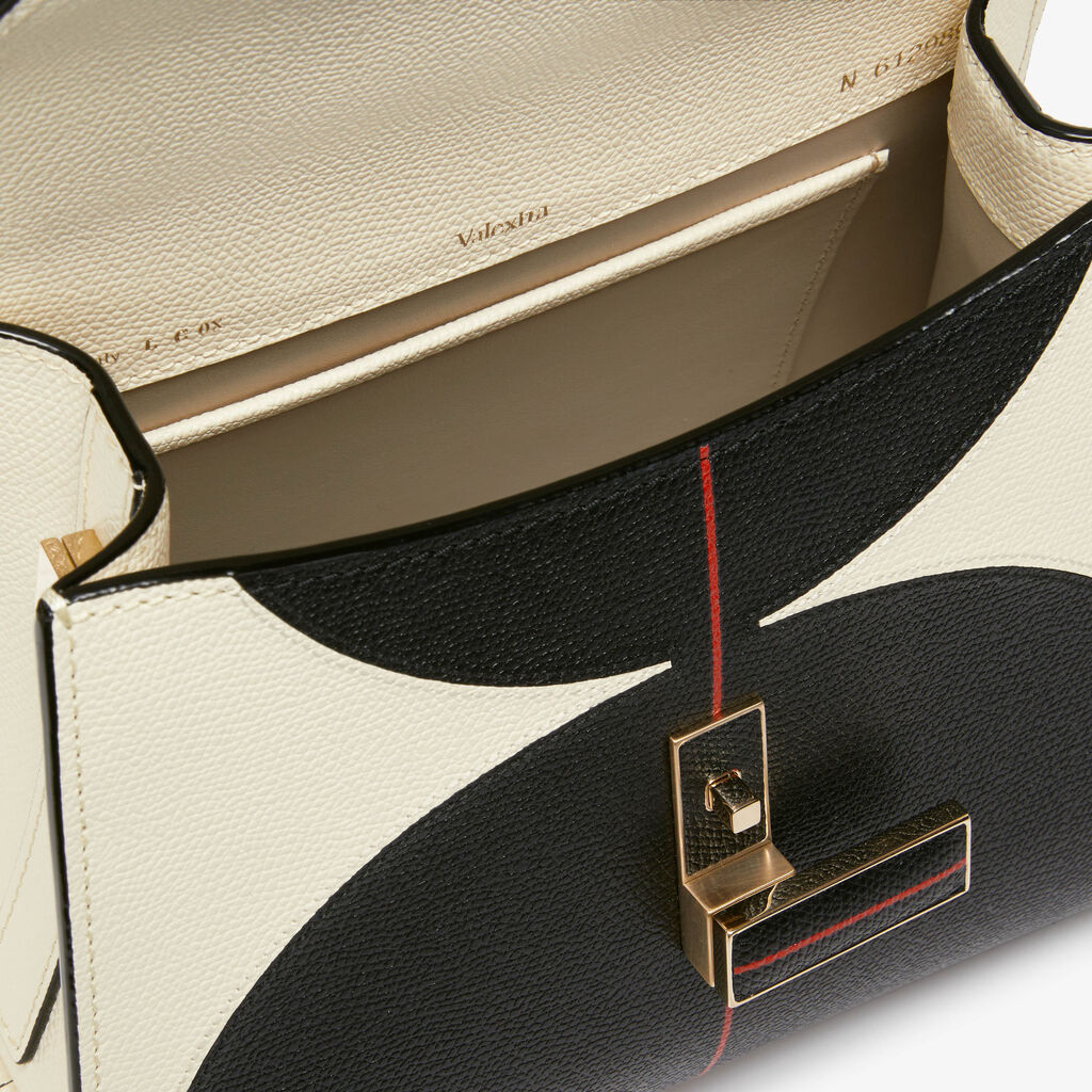 Iside Intarsia Balance Mini Bag - - Vitello VS-Intarsio Doppio Semicerchio - Valextra - 3
