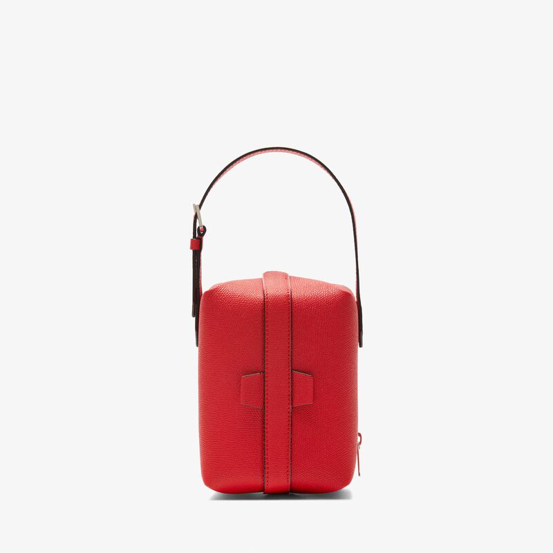 Tric Trac Bag - Love Red - Millepunte calf leather - Valextra - 3
