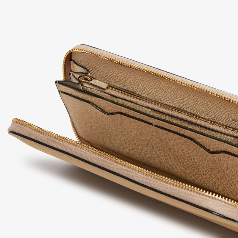 Zip Around 10 CC Wallet - Cashmere Beige - Millepunte calf leather - Valextra - 2