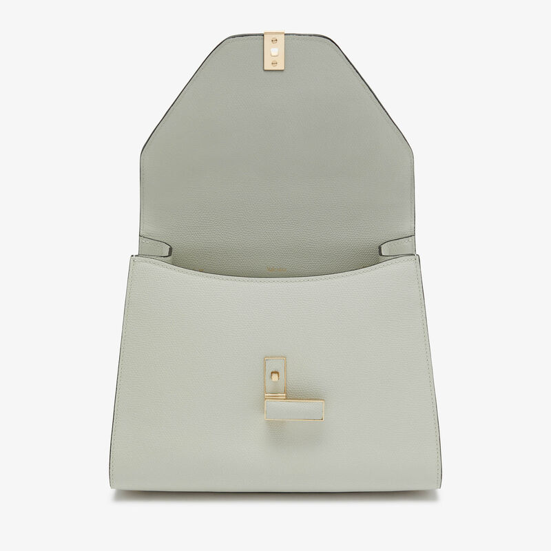 Iside Top handle medium bag - Off White - Millepunte calf leather - Valextra - 7
