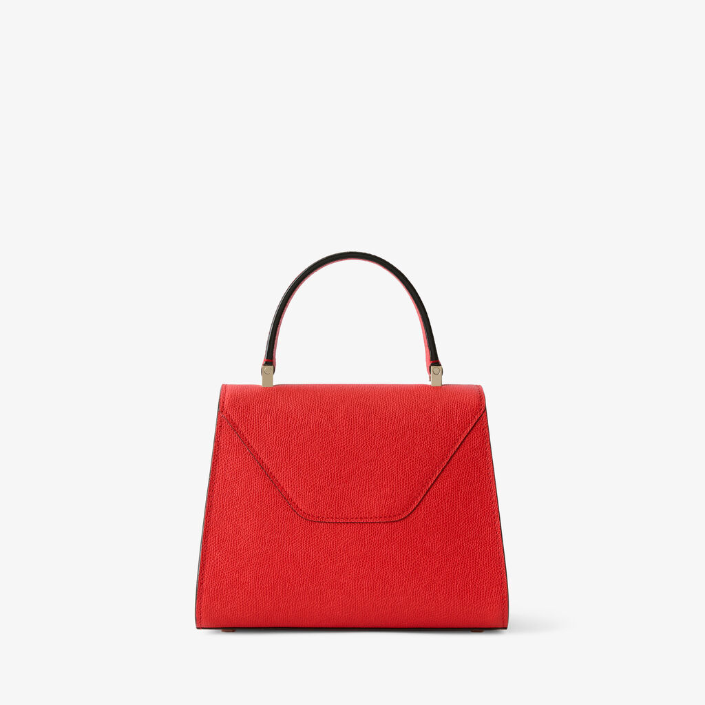 Iside Top handle mini bag - Crimson Red - Vitello VS - Valextra - 6