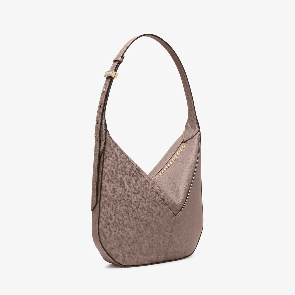 Vivi Hobo Mini Bag - - Millepunte Soft calf leather - Valextra - 4