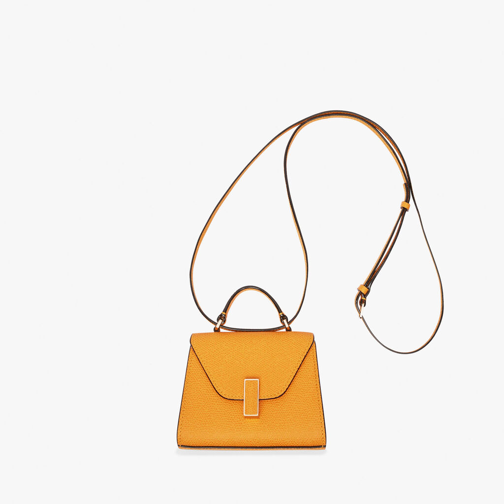 Iside Belt Bag - Saffron Yellow - Vitello VS - Valextra - 2